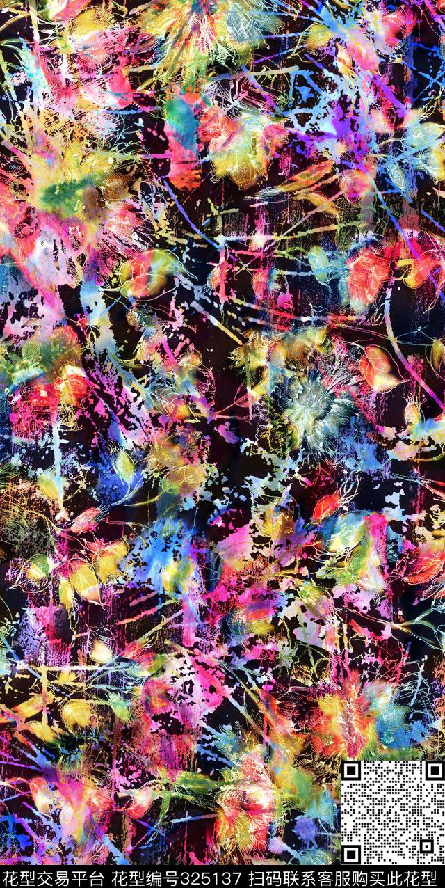 S-艺术花卉/Art数码印花华亿平台下载（图片编号: 325137） - 瓦栏（Walan）