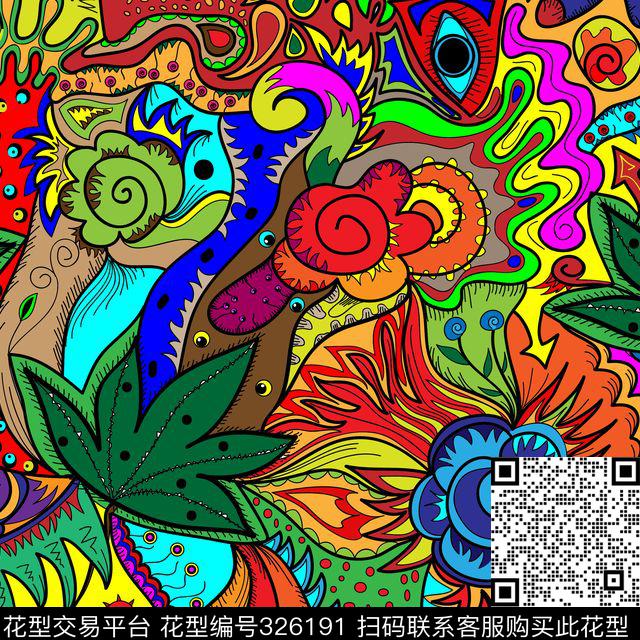 传统印花华亿平台下载（图片编号: 326191） - 瓦栏（Walan）