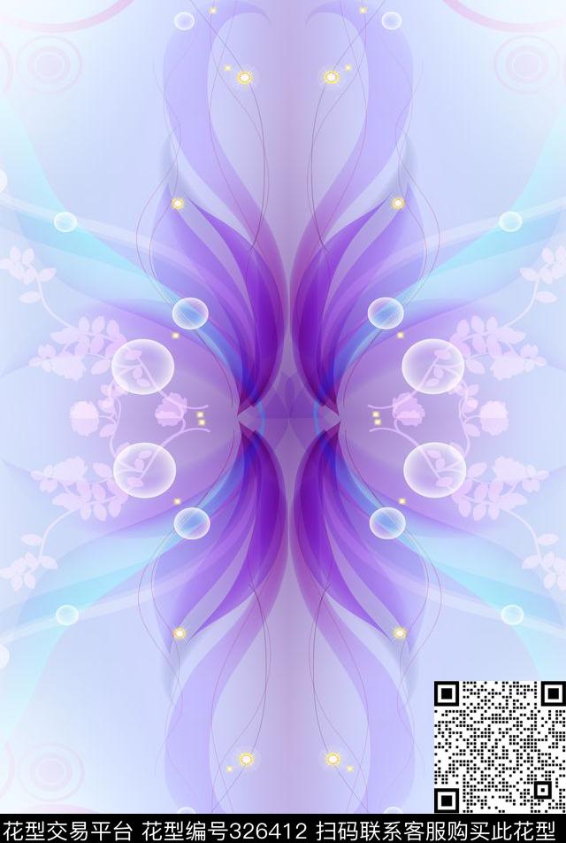 抽象数码印花华亿平台下载（图片编号: 326412） - 瓦栏（Walan）