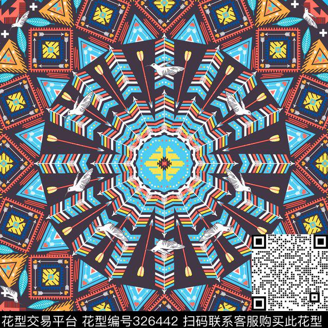 传统印花华亿平台下载（图片编号: 326442） - 瓦栏（Walan）