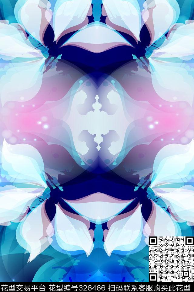 抽象数码印花华亿平台下载（图片编号: 326466） - 瓦栏（Walan）