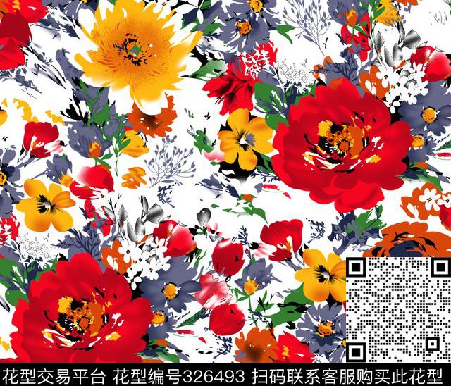 传统印花华亿平台下载（图片编号: 326493） - 瓦栏（Walan）