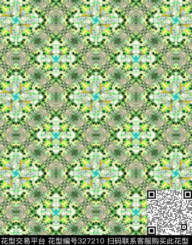 欧美女装面料数码印花华亿平台下载（图片编号: 327210） - 瓦栏（Walan）