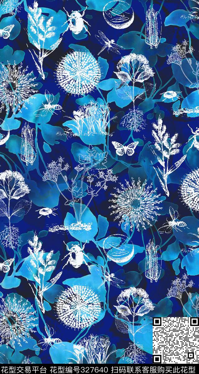 T-异域风情/ExoticN-森林枝叶/Leaves数码印花华亿平台下载（图片编号: 327640） - 瓦栏（Walan）