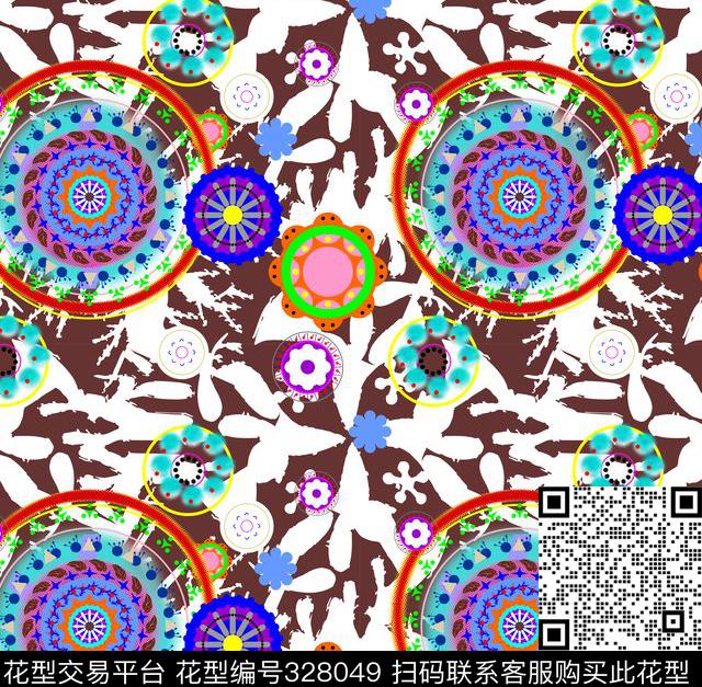 传统印花华亿平台下载（图片编号: 328049） - 瓦栏（Walan）