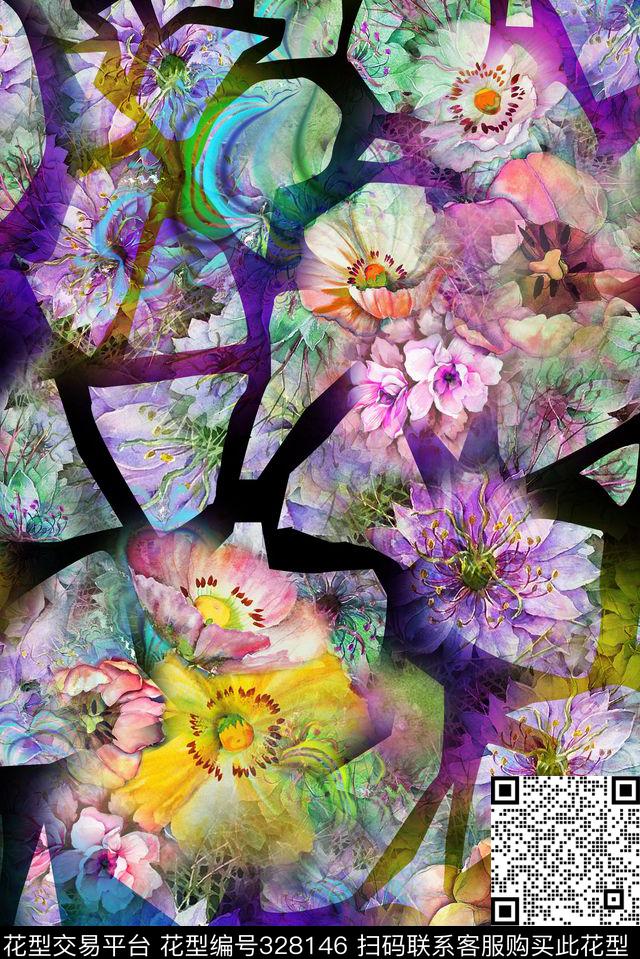 数码印花华亿平台下载（图片编号: 328146） - 瓦栏（Walan）