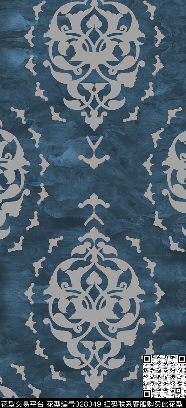 壁纸窗帘传统印花华亿平台下载（图片编号: 328349） - 瓦栏（Walan）