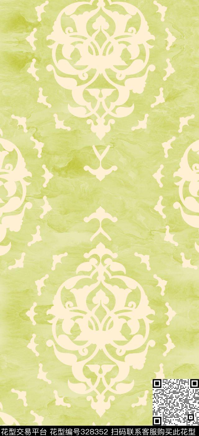 壁纸窗帘传统印花华亿平台下载（图片编号: 328352） - 瓦栏（Walan）