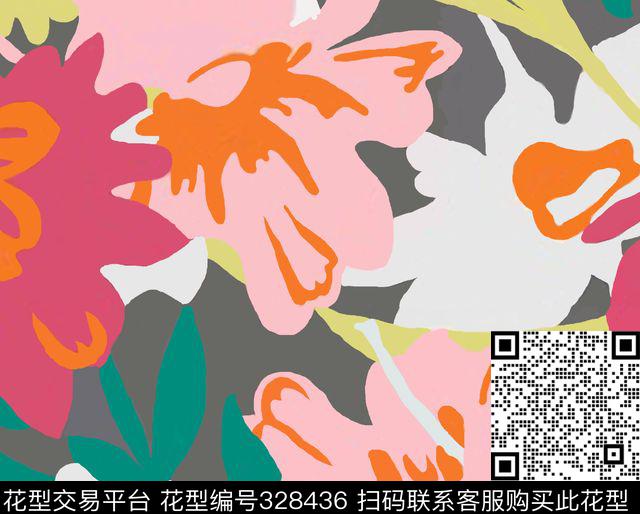 ♥红桃A〖花鸟天堂〗传统印花华亿平台下载（图片编号: 328436） - 瓦栏（Walan）