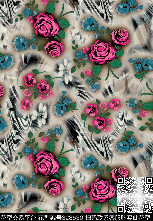 传统印花华亿平台下载（图片编号: 328530） - 瓦栏（Walan）