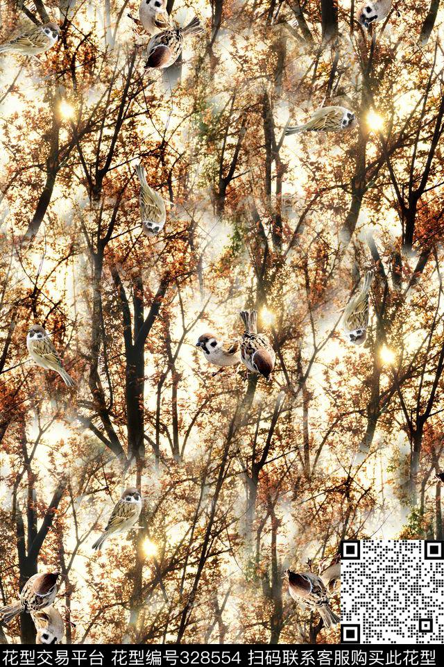 休闲抽象怀旧数码印花华亿平台下载（图片编号: 328554） - 瓦栏（Walan）