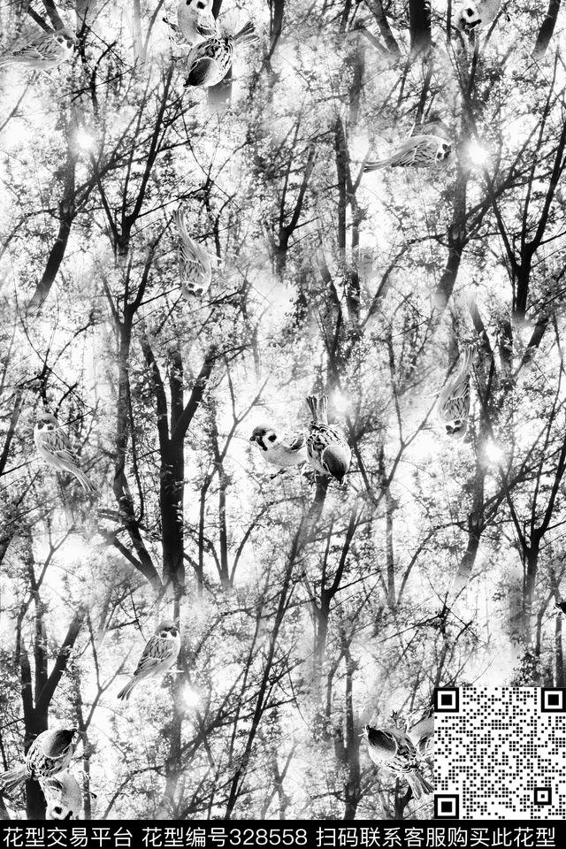 休闲抽象怀旧数码印花华亿平台下载（图片编号: 328558） - 瓦栏（Walan）