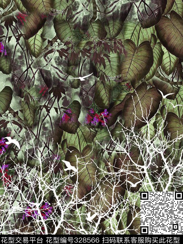 休闲抽象怀旧数码印花华亿平台下载（图片编号: 328566） - 瓦栏（Walan）