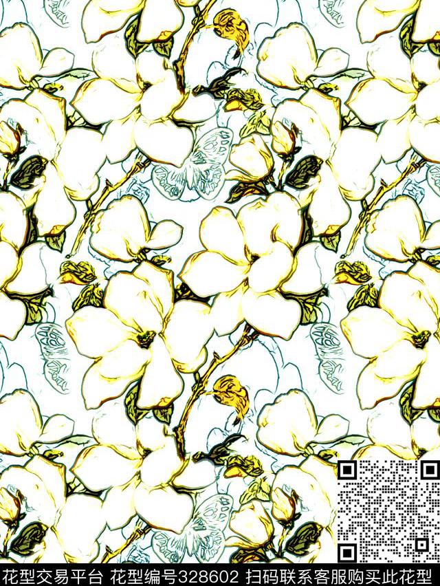 传统印花华亿平台下载（图片编号: 328602） - 瓦栏（Walan）