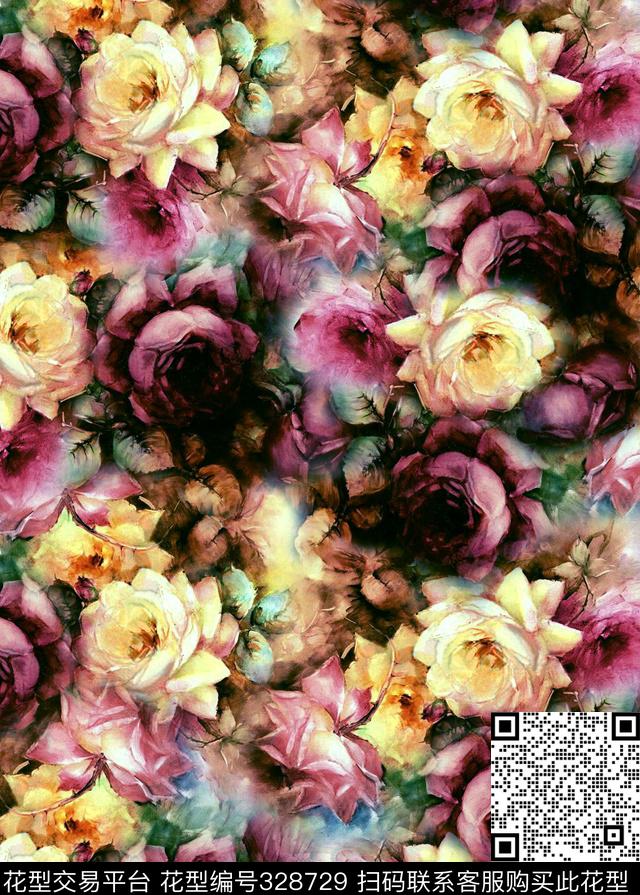 循环华亿平台数码印花华亿平台下载（图片编号: 328729） - 瓦栏（Walan）