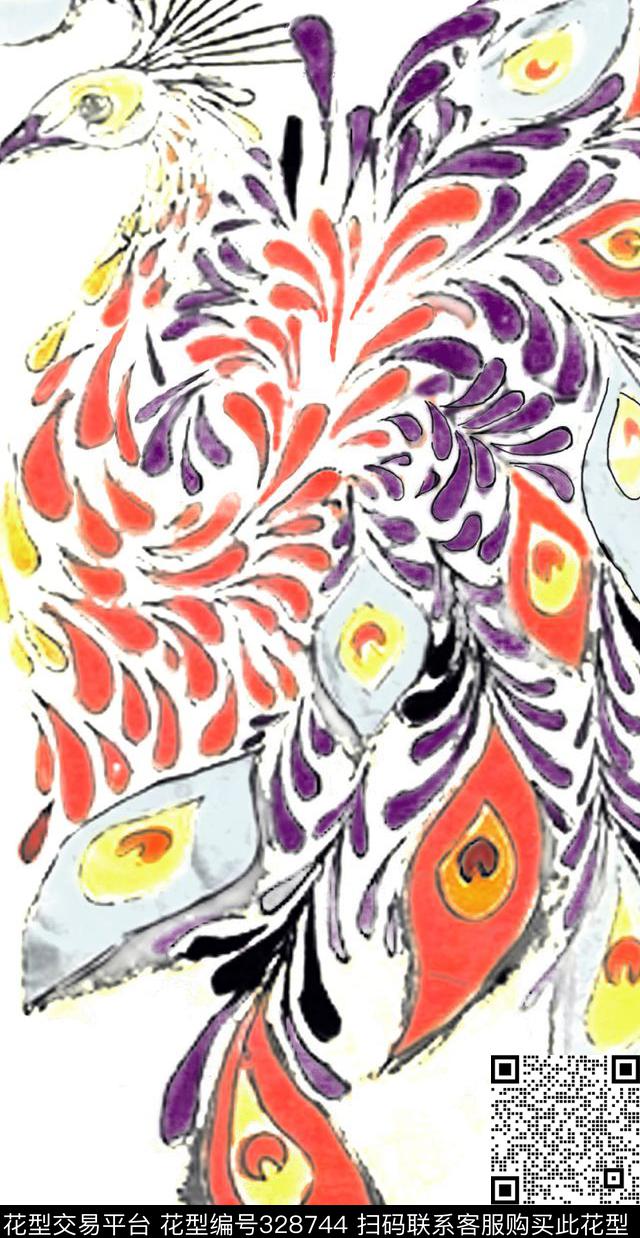 T恤服装传统印花华亿平台下载（图片编号: 328744） - 瓦栏（Walan）