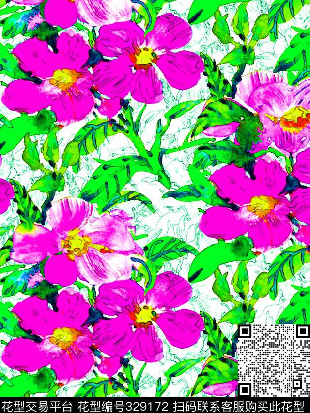 传统印花华亿平台下载（图片编号: 329172） - 瓦栏（Walan）