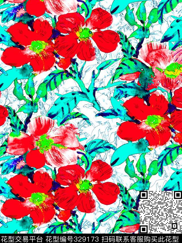 传统印花华亿平台下载（图片编号: 329173） - 瓦栏（Walan）