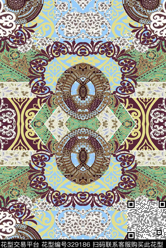 打折华亿平台传统印花华亿平台下载（图片编号: 329186） - 瓦栏（Walan）