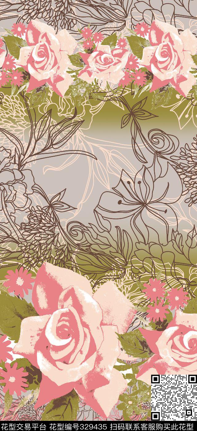 传统印花华亿平台下载（图片编号: 329435） - 瓦栏（Walan）