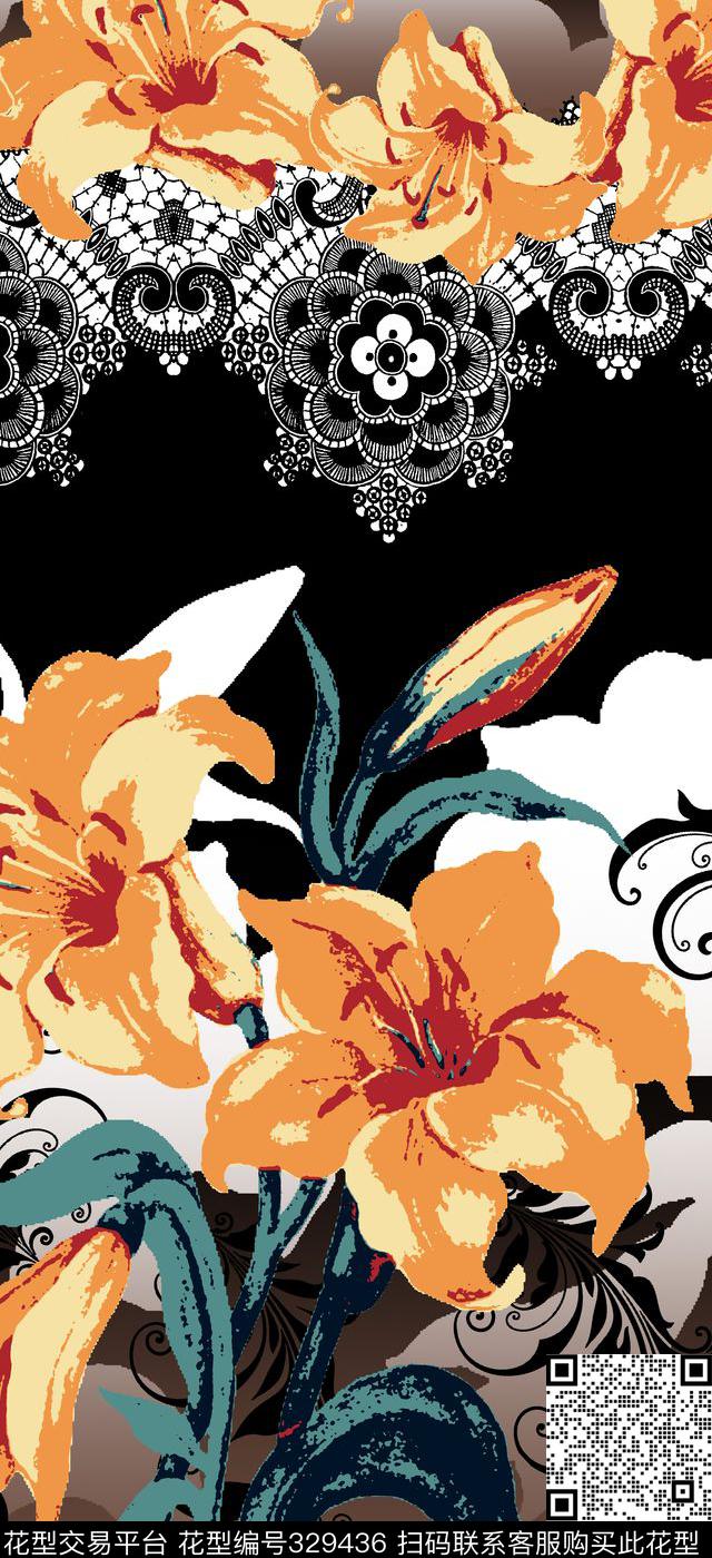 传统印花华亿平台下载（图片编号: 329436） - 瓦栏（Walan）