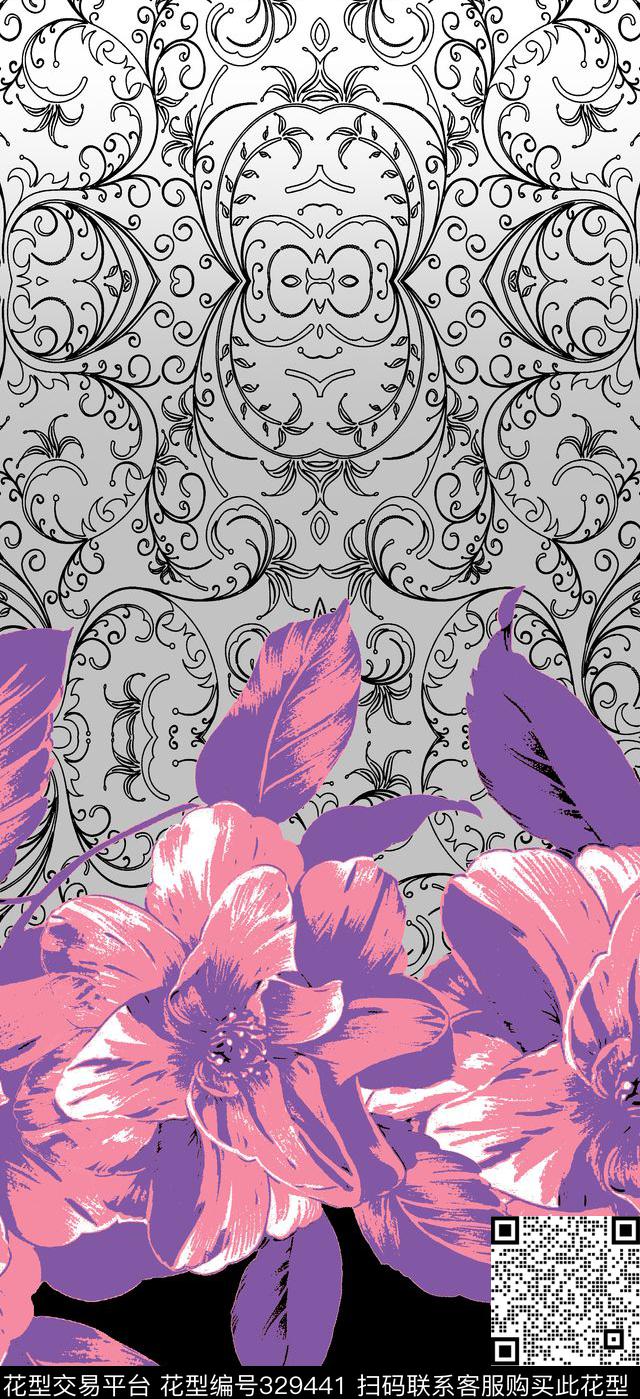 传统印花华亿平台下载（图片编号: 329441） - 瓦栏（Walan）