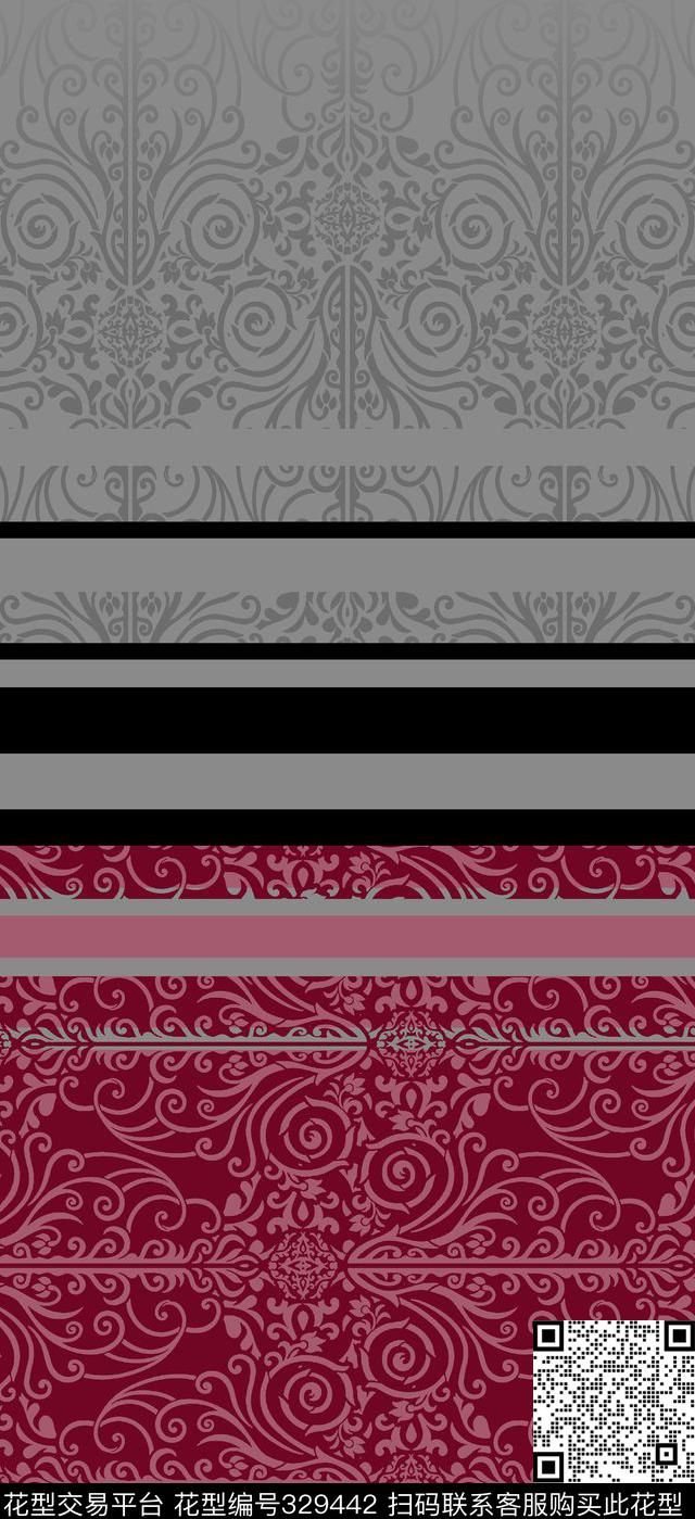 传统印花华亿平台下载（图片编号: 329442） - 瓦栏（Walan）