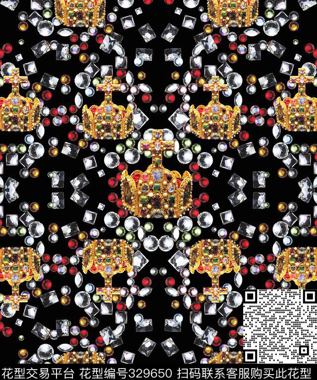 宝石类数码印花华亿平台下载（图片编号: 329650） - 瓦栏（Walan）