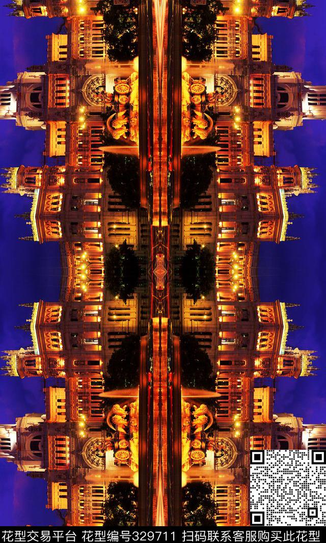 欧美创意、肌理、几何类数码印花华亿平台下载（图片编号: 329711） - 瓦栏（Walan）