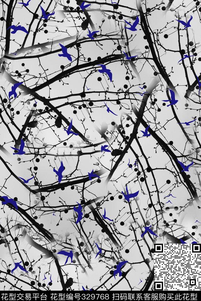 休闲抽象怀旧数码印花华亿平台下载（图片编号: 329768） - 瓦栏（Walan）