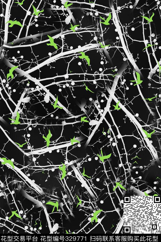 休闲抽象怀旧数码印花华亿平台下载（图片编号: 329771） - 瓦栏（Walan）