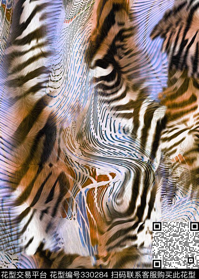 豹纹动物纹斑马纹数码印花华亿平台下载（图片编号: 330284） - 瓦栏（Walan）