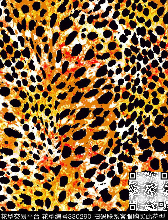 动物纹传统印花华亿平台下载（图片编号: 330290） - 瓦栏（Walan）