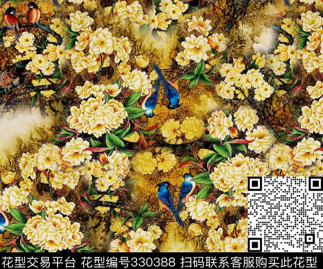 循环华亿平台数码印花华亿平台下载（图片编号: 330388） - 瓦栏（Walan）