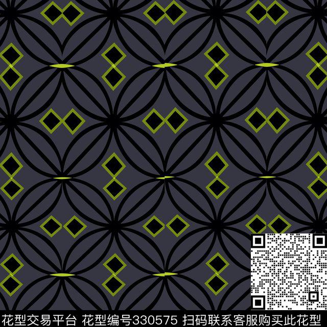 酷炫圆环数码印花华亿平台下载（图片编号: 330575） - 瓦栏（Walan）