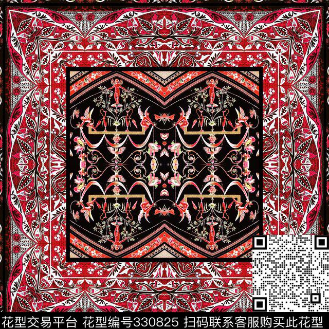 休闲写实对称数码印花华亿平台下载（图片编号: 330825） - 瓦栏（Walan）