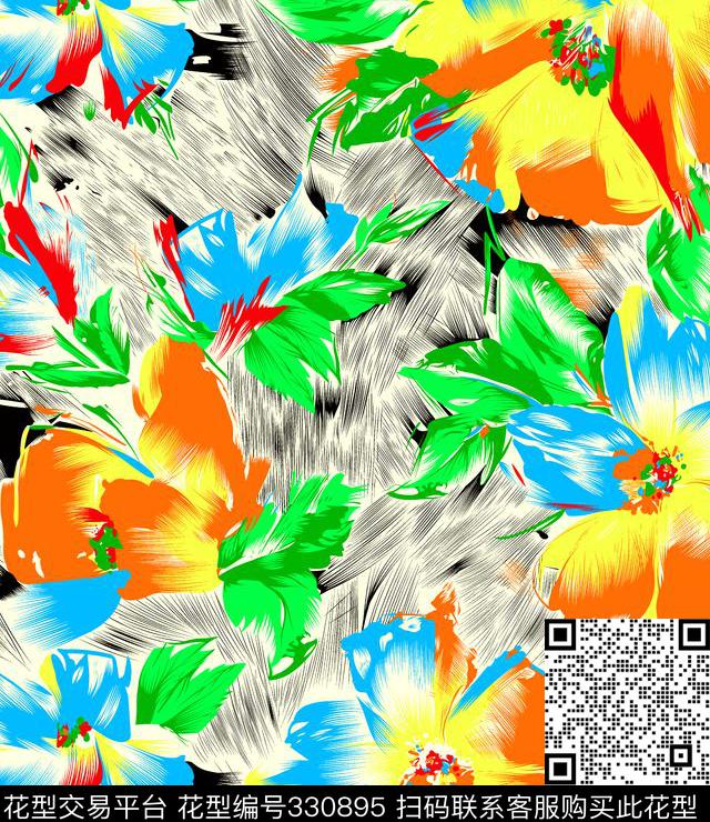 分色传统印花传统印花华亿平台下载（图片编号: 330895） - 瓦栏（Walan）