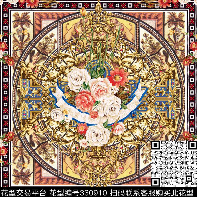 休闲写实对称数码印花华亿平台下载（图片编号: 330910） - 瓦栏（Walan）