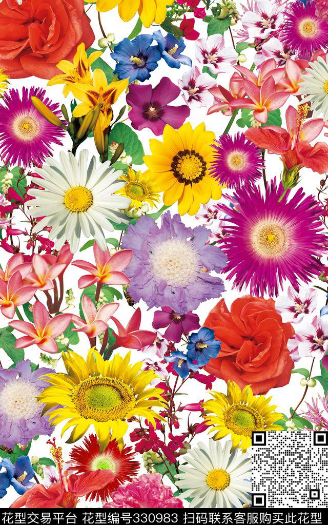 S-艺术花卉/Art数码印花华亿平台下载（图片编号: 330983） - 瓦栏（Walan）