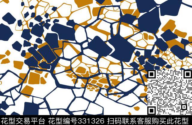 格子几何潮流男装传统印花华亿平台下载（图片编号: 331326） - 瓦栏（Walan）