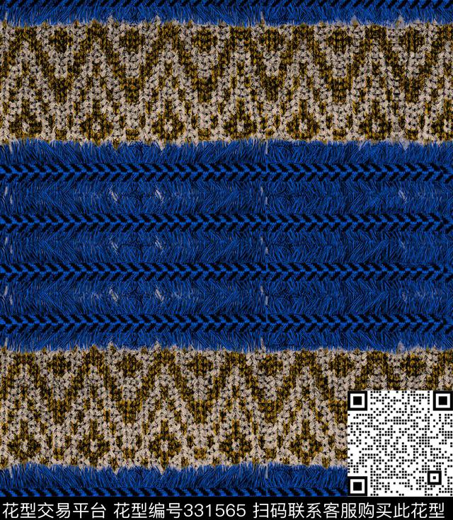 抽象动物几何传统印花华亿平台下载（图片编号: 331565） - 瓦栏（Walan）