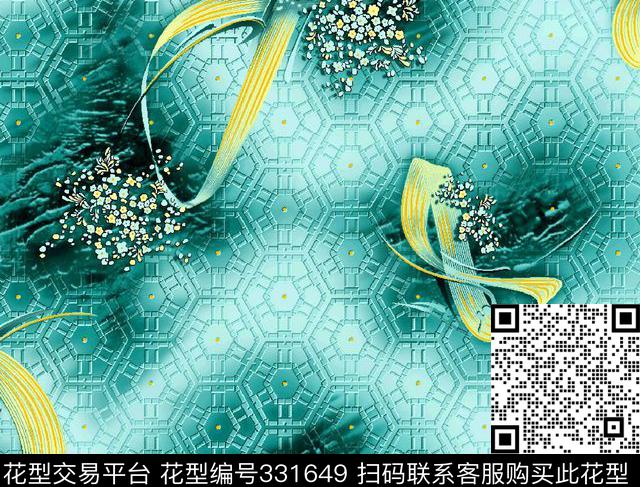 传统印花华亿平台下载（图片编号: 331649） - 瓦栏（Walan）