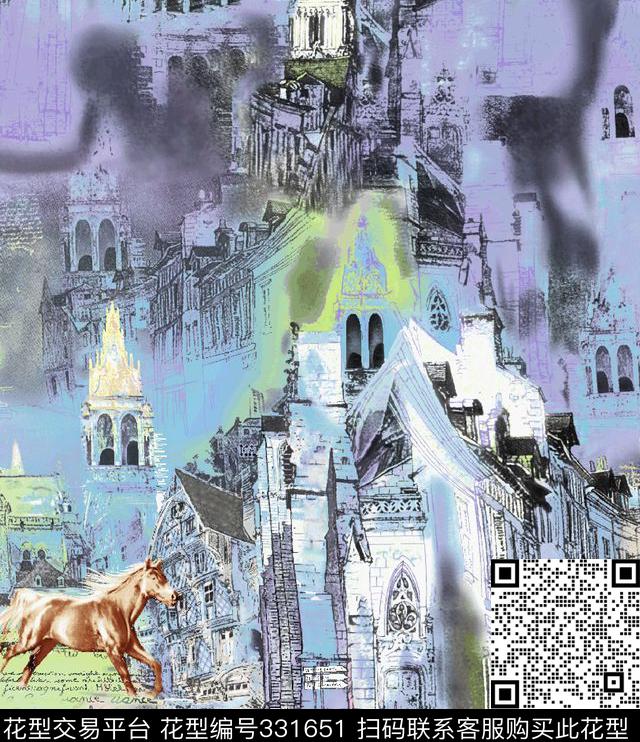 传统印花华亿平台下载（图片编号: 331651） - 瓦栏（Walan）