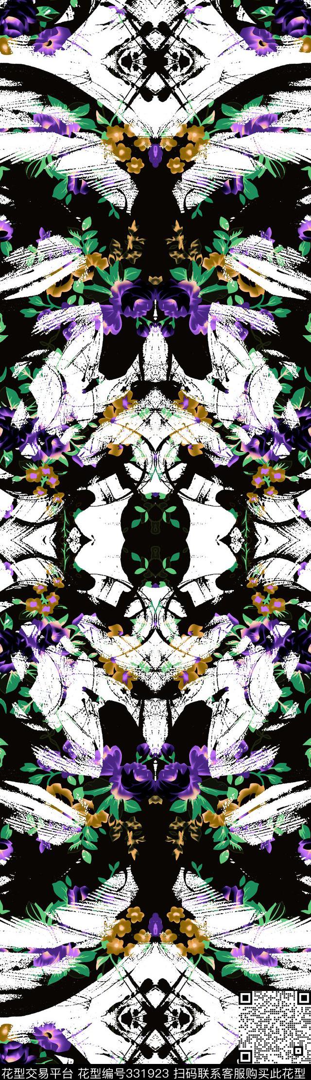 U-植物花卉/Botany数码印花华亿平台下载（图片编号: 331923） - 瓦栏（Walan）