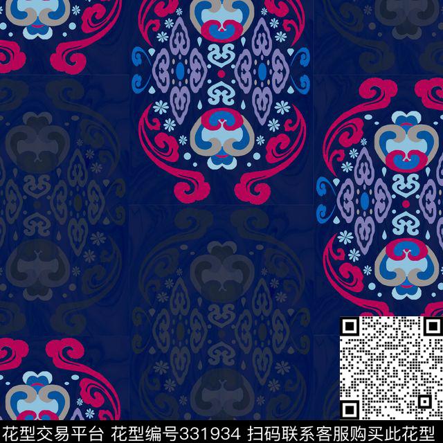 传统印花华亿平台下载（图片编号: 331934） - 瓦栏（Walan）