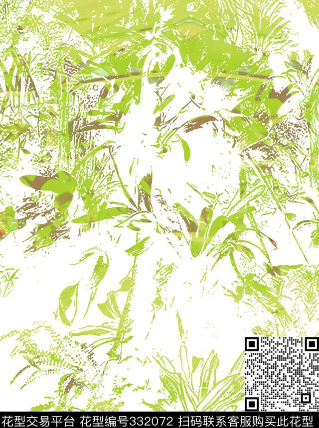 抽象抽象花花数码印花华亿平台下载（图片编号: 332072） - 瓦栏（Walan）