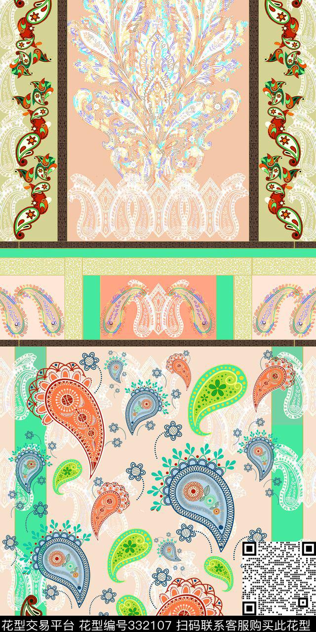 传统印花华亿平台下载（图片编号: 332107） - 瓦栏（Walan）