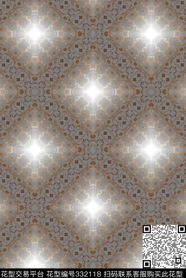 几何数码印花华亿平台下载（图片编号: 332118） - 瓦栏（Walan）