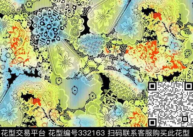 分色传统印花传统印花华亿平台下载（图片编号: 332163） - 瓦栏（Walan）