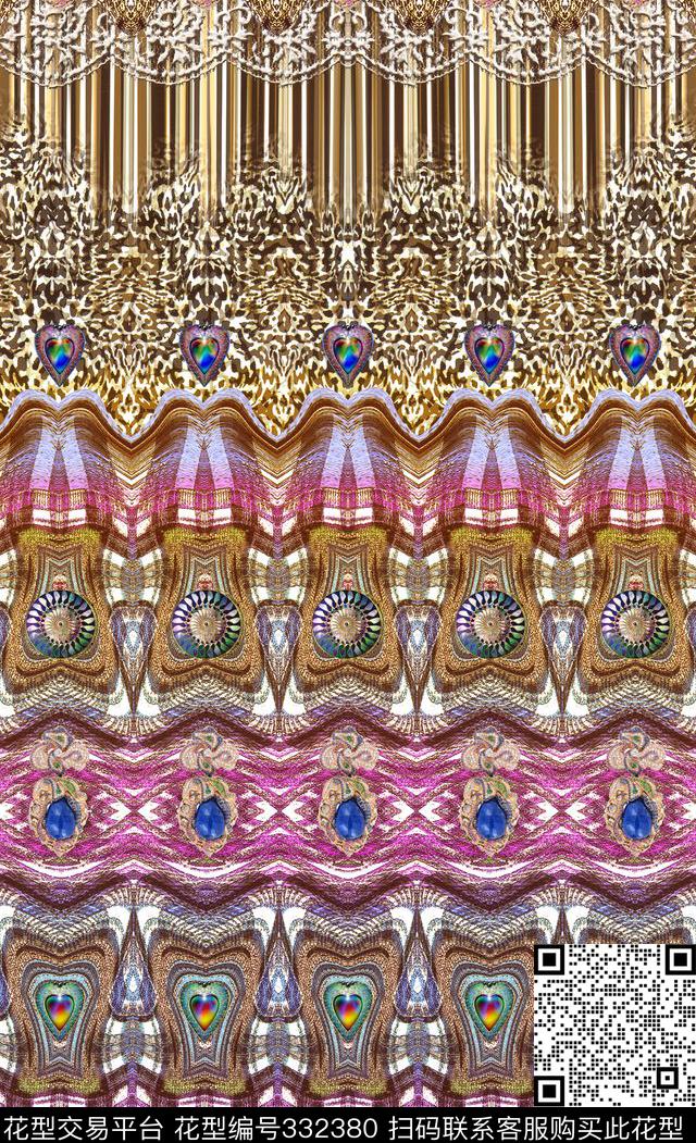 定位民族风宝石珠宝数码印花华亿平台下载（图片编号: 332380） - 瓦栏（Walan）